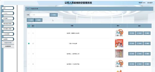 Java SSM框架下的公司人员疫情防控管理系统设计与实现
