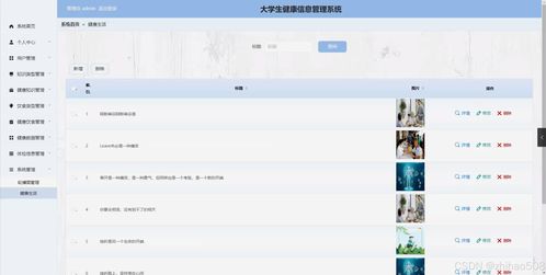 基于Flask Vue框架的大学生健康信息管理系统设计